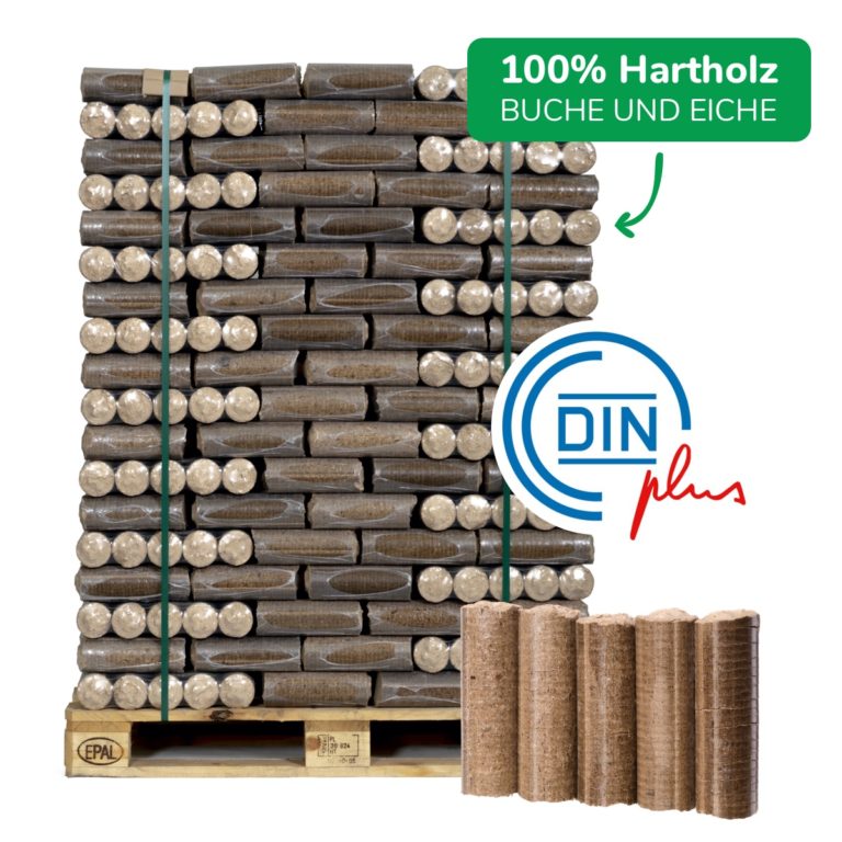 Holzbriketts kaufen (Nestro, Hartholz) DINPlus