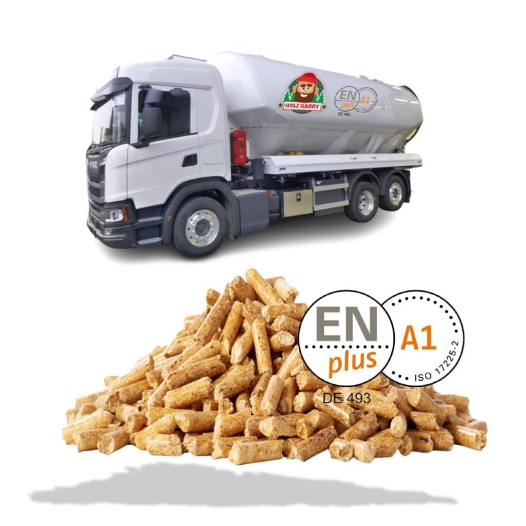 Lose Pellets ENplusA1 eingeblasen - Holz Harry